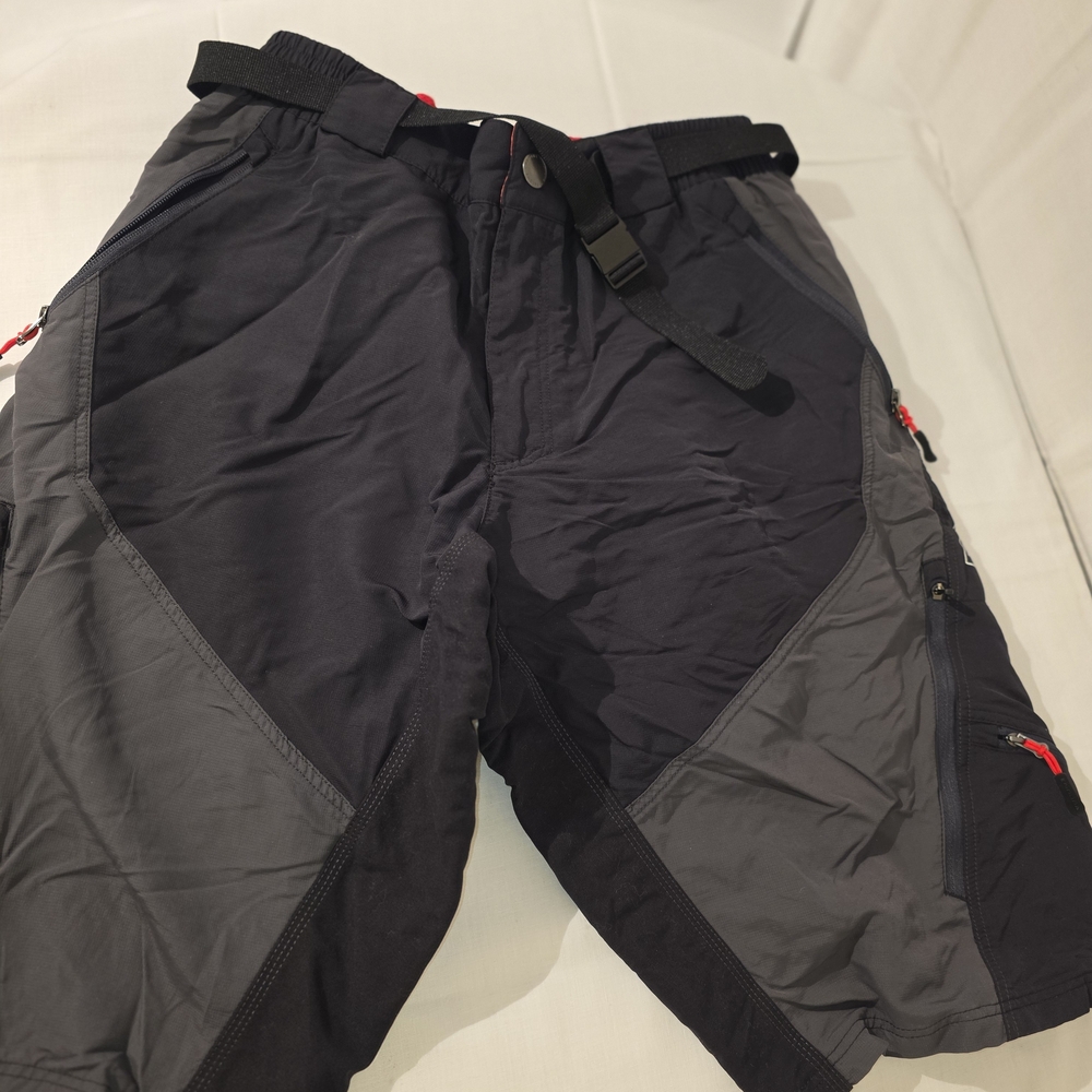 Endura Humvee Cycling Shorts W/ Clickfast Inner Liner Short,  Black/Red Sz L - Picture 4 of 9